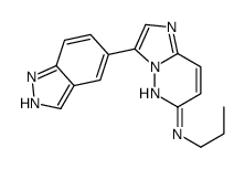 3-(1H-吲唑-5-基)-n-丙基-咪唑并[1,2-b]吡嗪-6-胺