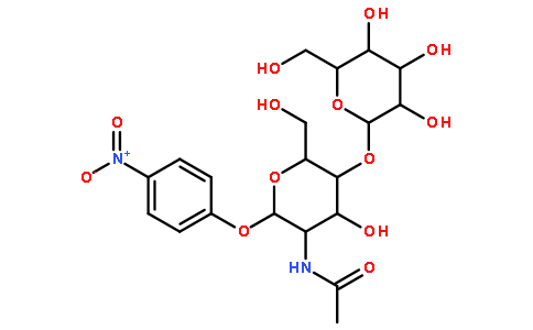 4-硝基苯基-2-乙酰胺基-2-脱氧-4-(β-吡喃半乳糖)-α-D-吡喃葡糖苷