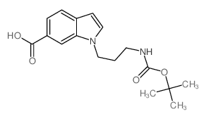 1-[3-[(tert-Butoxycarbonyl)amino]propyl]-1H-indole-6-carboxylic acid