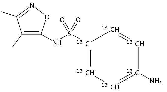磺胺异恶唑-13C6
