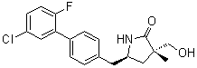 (3S,5R)-5-[(5'-氯-2'-氟[1,1'-联苯]-4-基)甲基]-3-(羟基甲基)-3-甲基-2-吡咯烷酮