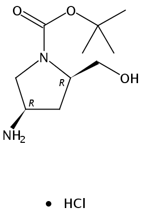 (2R,4R)-4-氨基-2-(羟甲基)吡咯烷-1-羧酸叔丁酯盐酸盐