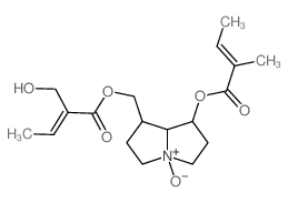 [7-[(E)-2-methylbut-2-enoyl]oxy-4-oxido-2,3,5,6,7,8-hexahydro-1H-pyrrolizin-4-ium-1-yl]methyl (E)-2-(hydroxymethyl)but-2-enoate