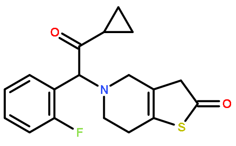5-[2-环丙基-1-(2-氟苯基)-2-氧代乙基]-4,5,6,7-四氢噻吩并[3,2-c]吡啶-2(3H)-酮