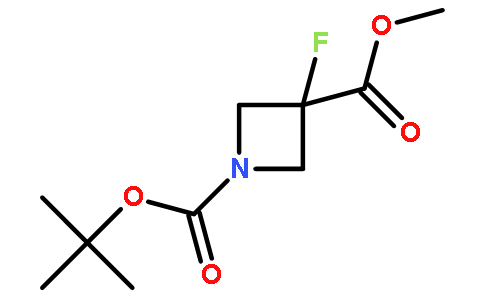 1-O-tert-butyl 3-O-methyl 3-fluoroazetidine-1,3-dicarboxylate