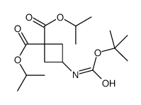 Diisopropyl 3-((tert-butoxycarbonyl)amino)cyclobutane-1,1-dicarboxylate