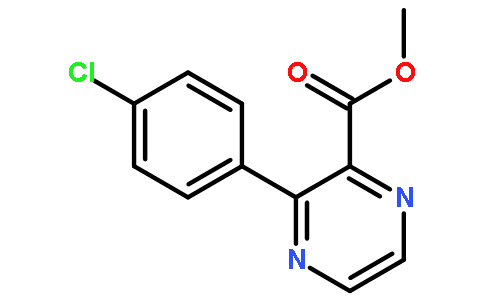 3-(4-氯苯基)-2-吡嗪羧酸甲酯