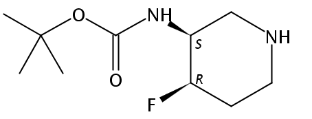 tert-Butyl ((3S,4R)-rel-4-fluoropiperidin-3-yl)carbamate