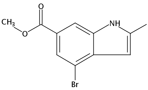 methyl 4-bromo-2-methyl-1H-indole-6-carboxylate
