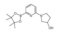 1-[6-(4,4,5,5-tetramethyl-1,3,2-dioxaborolan-2-yl)pyridin-2-yl]pyrrolidin-3-ol