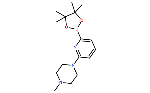 1-甲基-4-[6-(4,4,5,5-四甲基-1,3,2-二噁硼烷-2-基)-2-吡啶]哌嗪