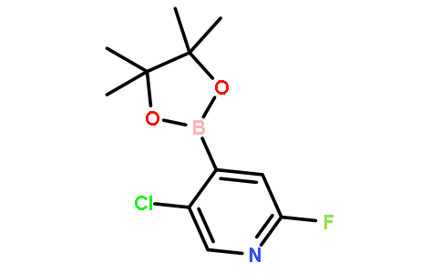 5-氯-2-氟-4-(4,4,5,5-四甲基-1,3,2-二噁硼烷-2-基)吡啶