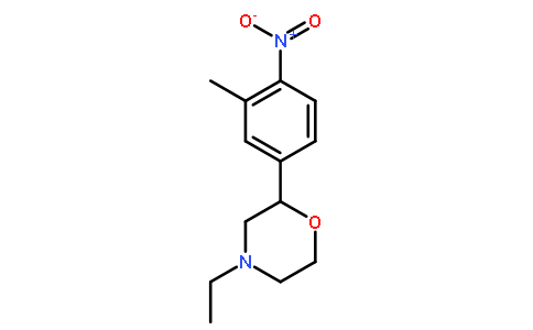 4-乙基-2-(3-甲基-4-硝基苯基)吗啉