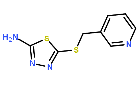 5-[(3-吡啶基甲基)硫代]-1,3,4-噻二唑-2-胺