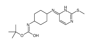tert-Butyl (4-((2-(methylthio)pyrimidin-4-yl)amino)cyclohexyl)carbamate