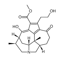 methyl (6aS,10S,11R,12aR,12bS)-13-hydroxy-3-(2-hydroxyethyl)-10,12b-dimethyl-4-oxo-5,6,6a,7,9,10,11,12,12a,12b-decahydro-4H-1,11-(metheno)azuleno[4,5-a]indolizine-2-carboxylate