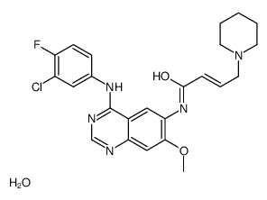 (E)-N-[4-(3-chloro-4-fluoroanilino)-7-methoxyquinazolin-6-yl]-4-piperidin-1-ylbut-2-enamide