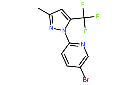 5-溴-2-(3-甲基-5-(三氟甲基)吡唑-1-基)吡啶