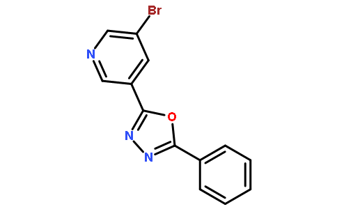 2-(5-溴吡啶-3-基)-5-苯基-1,3,4-噁二唑