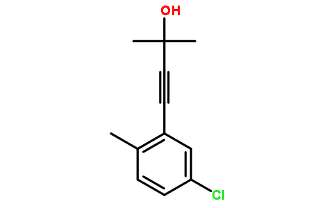 4-(5-氯-2-甲基苯基)-2-甲基-3-丁炔-2-醇