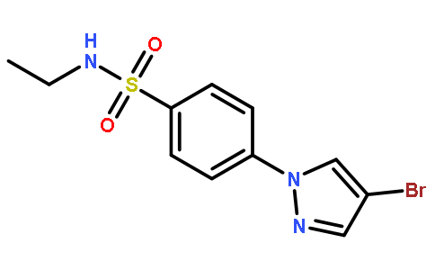 N-乙基-4-(4-溴吡唑-1-基)苯磺酰胺