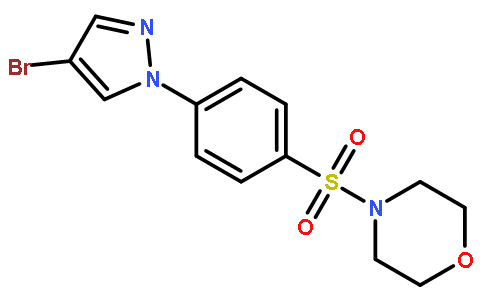 4-溴-1-(4-吗啉磺酰基苯基)吡唑