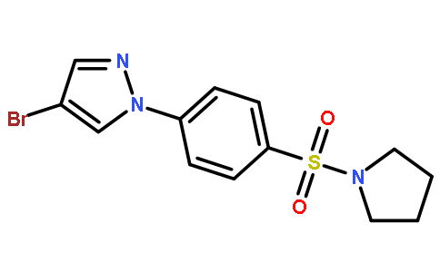 4-溴-1-(4-吡咯烷o磺酰基苯基)吡唑