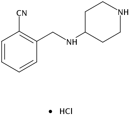 2-[(piperidin-4-ylamino)methyl]benzonitrile