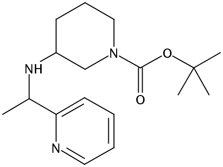 tert-butyl 3-((1-(pyridin-2-yl)ethyl)amino)piperidine-1-carboxylate