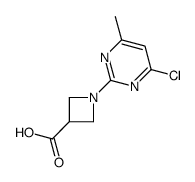 1-(4-Chloro-6-methylpyrimidin-2-yl)azetidine-3-carboxylic acid