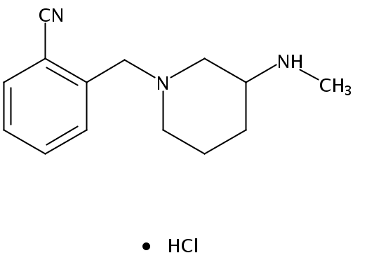 2-[[3-(methylamino)piperidin-1-yl]methyl]benzonitrile