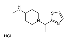 N-Methyl-1-(1-(thiazol-2-yl)ethyl)piperidin-4-amine hydrochloride