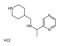 N-Methyl-N-(1-(pyrazin-2-yl)ethyl)piperidin-4-amine hydrochloride