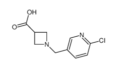 1-((6-Chloropyridin-3-yl)methyl)azetidine-3-carboxylic acid