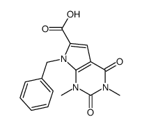 7-benzyl-1,3-dimethyl-2,4-dioxopyrrolo[2,3-d]pyrimidine-6-carboxylic acid