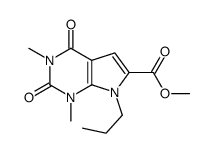 1H-吡咯并[2,3-d]嘧啶-6-羧酸,  2,3,4,7-四氢-1,3-二甲基-2,4-二羰基-7-丙基-,  甲基酯
