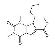 1H-吡咯并[2,3-d]嘧啶-6-羧酸,  7-丁基-2,3,4,7-四氢-1,3-二甲基-2,4-二羰基-,  甲基酯