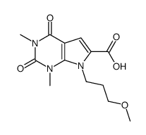 7-(3-methoxypropyl)-1,3-dimethyl-2,4-dioxo-pyrrolo[2,3-d]pyrimidi ne-6-carboxylic acid