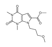 methyl 7-(3-methoxypropyl)-1,3-dimethyl-2,4-dioxo-pyrrolo[2,3-d]p yrimidine-6-carboxylate