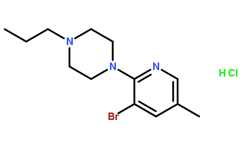 1-(3-溴-5-甲基吡啶-2-基)-4-丙基哌嗪盐酸盐
