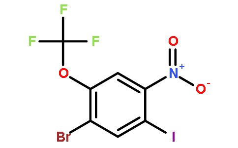 1-溴-5-碘-4-硝基-2-(三氟甲氧基)苯