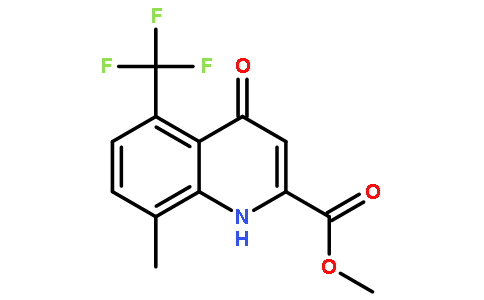 8-甲基-4-氧代-5-三氟甲基-1,4-二氢喹啉-2-羧酸甲酯