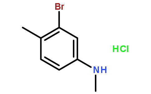 3-溴-N,4-二甲基苯胺盐酸盐