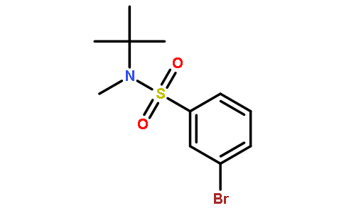 3-溴-N-叔丁基-N-甲基苯磺酰胺