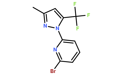 2-溴-6-(3-甲基-5-三氟甲基吡唑-1-基)吡啶