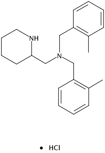 N,N-Bis(2-methylbenzyl)-1-(piperidin-2-yl)methanamine hydrochloride