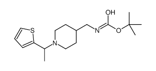 tert-Butyl ((1-(1-(thiophen-2-yl)ethyl)piperidin-4-yl)methyl)carbamate