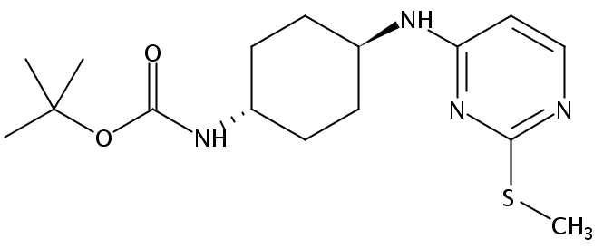 tert-Butyl ((1r,4r)-4-((2-(methylthio)pyrimidin-4-yl)amino)cyclohexyl)carbamate