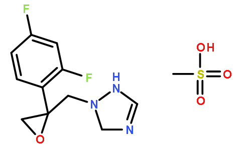 1-[2-(2,4-二氟苯基)-2,3-环氧丙烷]-1H-1,2,4-三氮唑甲磺酸盐