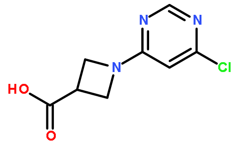 1-(6-chloropyrimidin-4-yl)azetidine-3-carboxylic acid